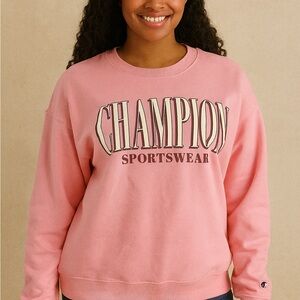 Champion‎ Women's Pink Sportswear Sweatshirt